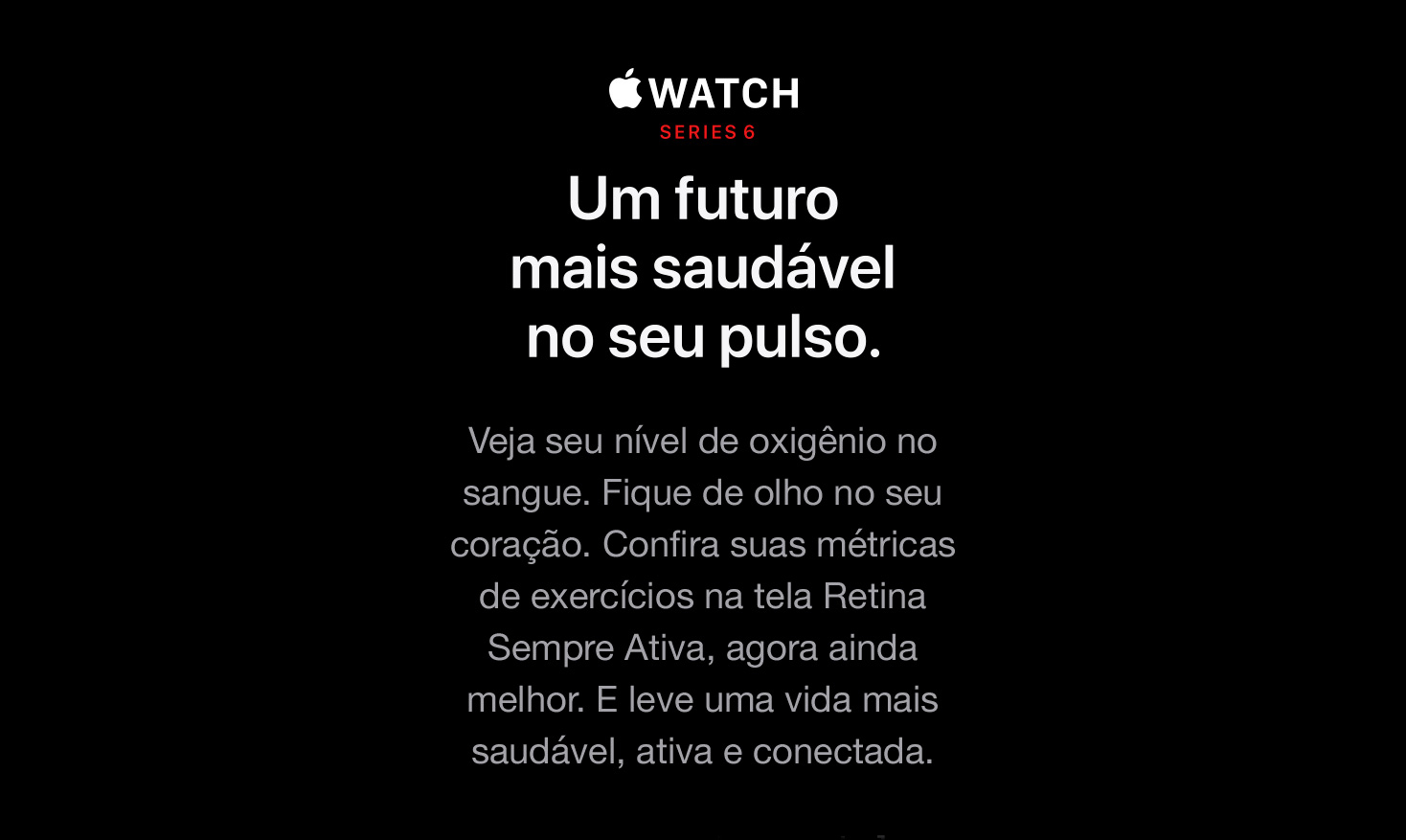 Apple Watch Series 6 (GPS) 40mm Caixa Dourada de Alumínio com Pulseira Esportiva Areia-Rosa